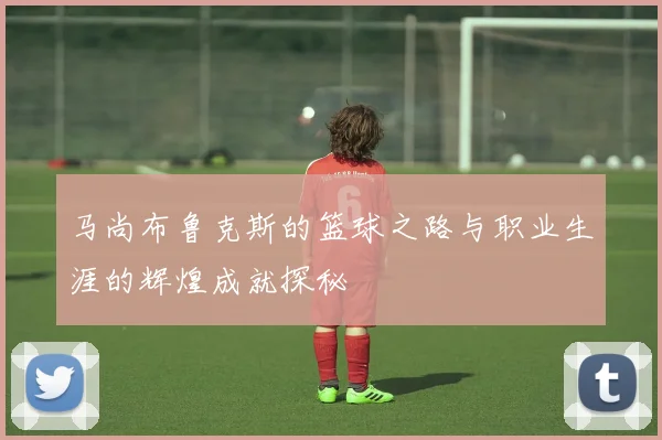 马尚布鲁克斯的篮球之路与职业生涯的辉煌成就探秘